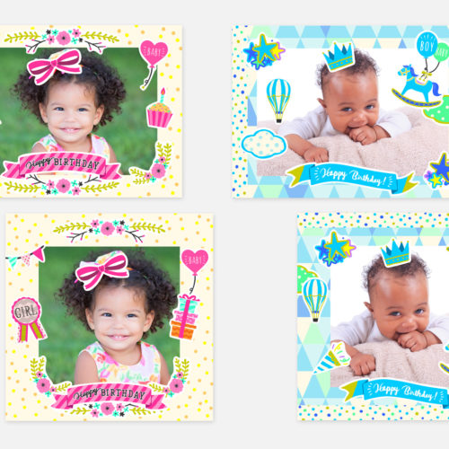 ペーパースクラップキットイラスト